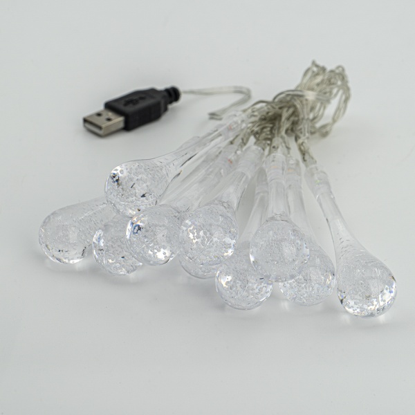 Декоративная гирлянда Altalusse (INL-2709U-10 Multicolor) встроенный светодиод (LED) 10 ламп 1,5 м 