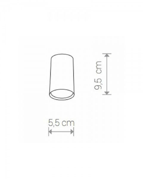 Светильник точечный Nowodvorski Eye Brass 35 Вт GU10 латунь 8911 