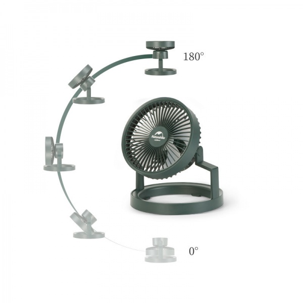 USB-вентилятор Naturehike лампа NH21ZM003, зелений