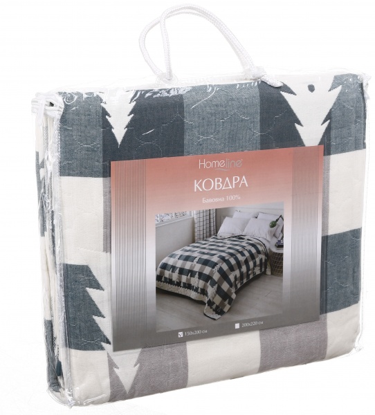 Одеяло-покрывало Елка 150x200 см Homeline зеленый 