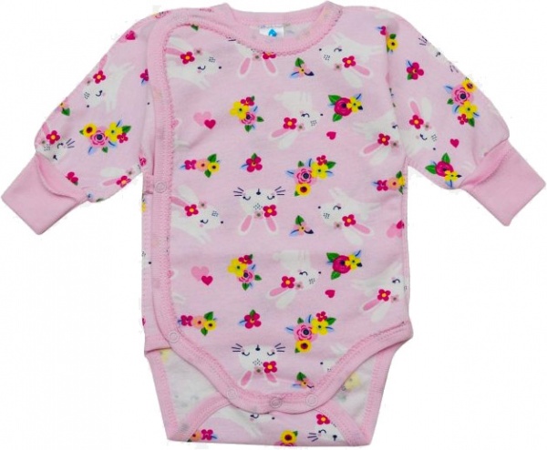 Боди для девочки Minikin 22810156 р.56 розовый с рисунком 