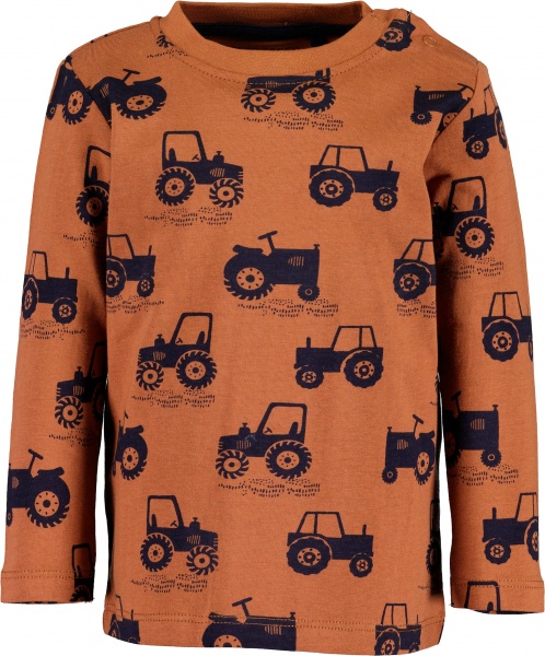 Світшот для хлопчика Blue Seven трактор р.74 коричневий 977603 X * 98 