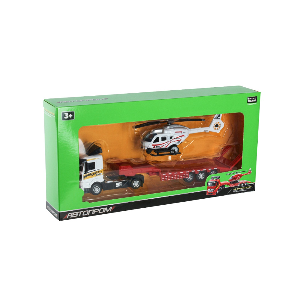 Автомобиль Автопром 1:64 Трейлер AP7509