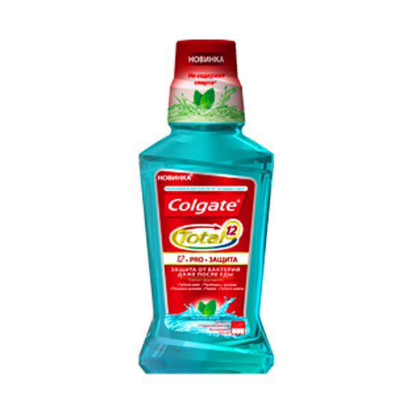 Ополаскиватель Colgate Total 12 Pro Защита Сильная мята 60 мл