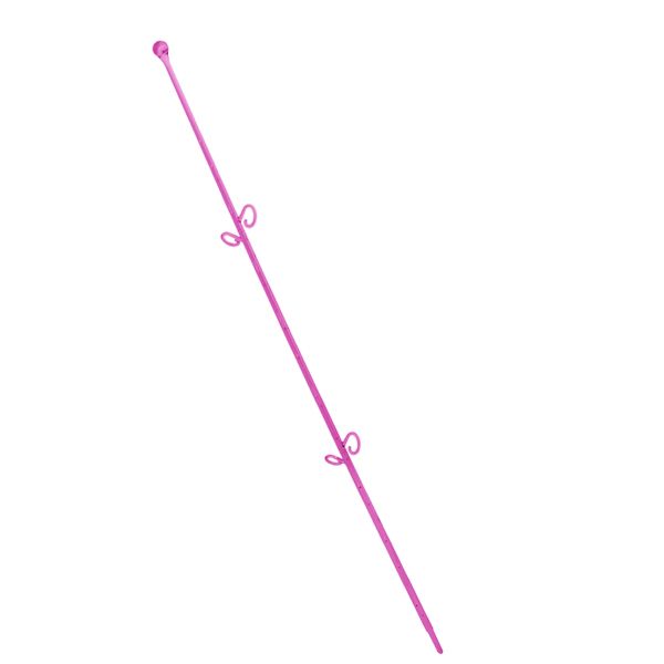 Опора пластиковая Алеана Сфера для орхидей малиновый прозрачный PS 114044