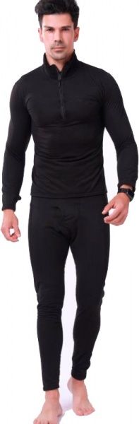 Термобелье ESDY плотный флис Кубик второй слой р. L черный