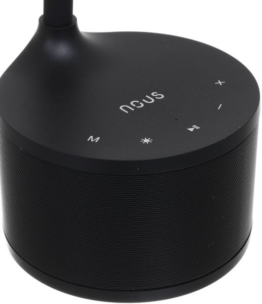 Настольная лампа Nous с Bluetooth-колонкой LED 8 Вт черный S7 Black 