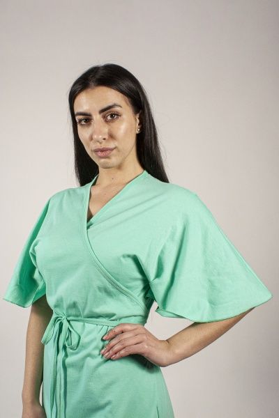 Халат жіночий Flis clothes р. S бірюзовий 