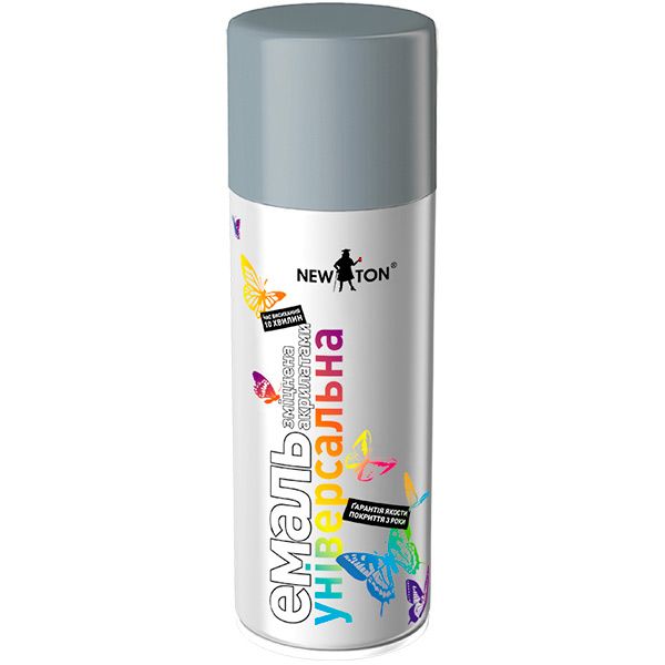 Емаль аерозольна універсальна Ral 7046 New Ton сірий матовий 400 мл