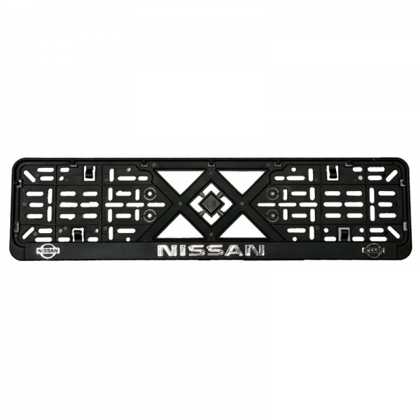 Рамка под номерной знак рельефная Nissan 
