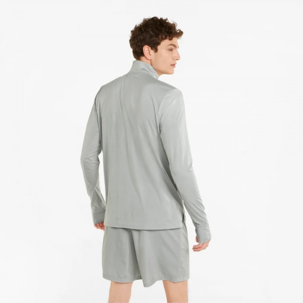 Футболка Puma RUN FAV 1 4 ZIP 52021119 р.XL сірий