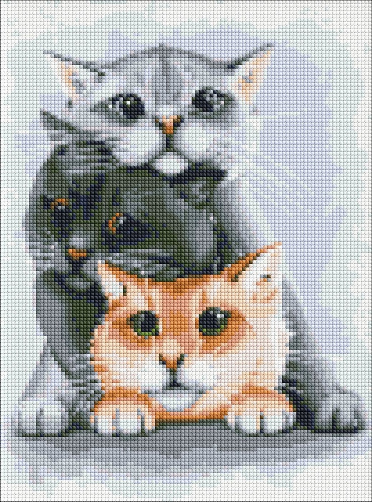 Алмазная мозаика Маленькие питомцы Ideyka