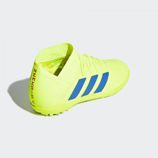 Бутсы Adidas NEMEZIZ 18.3 TF J CM8516 р. EUR 31 салатовый