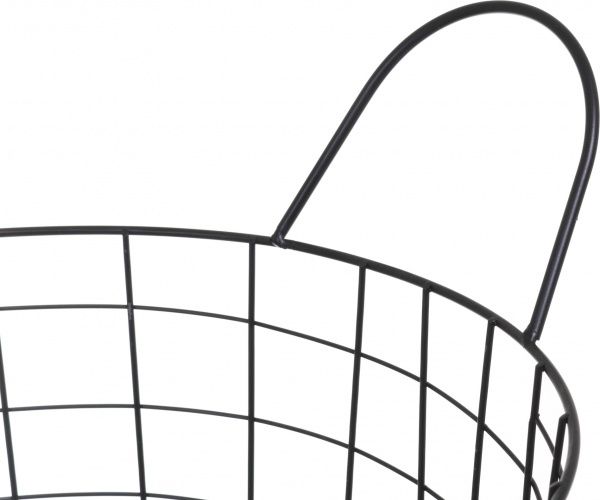 Кошик з ручками, металевий маленький 46,5x34,5x33 см