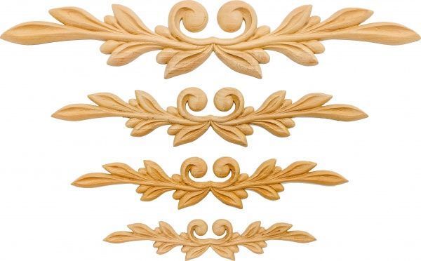 Декоративна панель дерев'яна горизонтальна 1 шт. DH.10.400 390х74x8 мм 