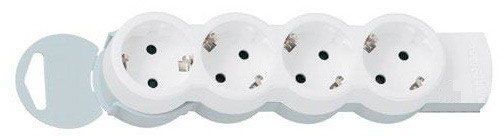 Колодка Legrand Standart с заземлением 4 гн. серый 695009 