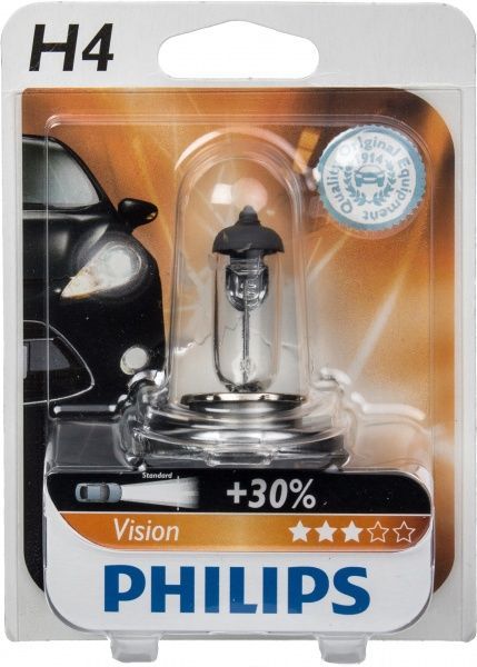 Лампа галогенная Philips PL12342PRBLI (12342PRB1) H4 P43t-38 12 В 60/55 Вт 1 шт. 3200 K