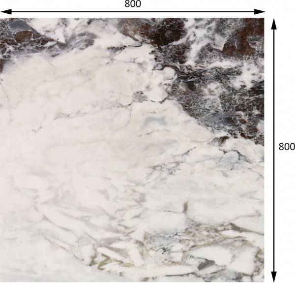 Плитка Allore Group Neobianco White F P 80х80 R Full Lappato 1 