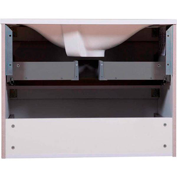 Тумба подвесная Aqua Rodos HeadWay 80 см бетон бежевый консольная под умывальник из искусственного камня 80