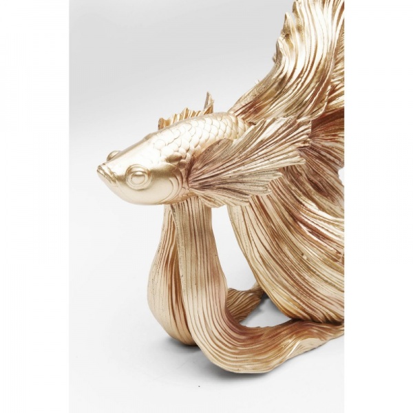Статуэтка Betta Fish Gold 37x34x14 см KARE Design