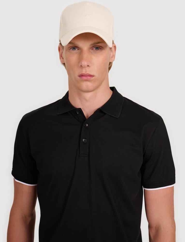 Поло 4F POLO SHIRT M633 4FRSS25TPTSM633-20S р.M чорний