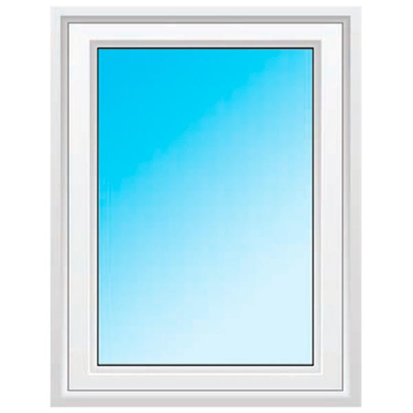 Вікно одностулкове глухе Вікнаград 500x1200 мм