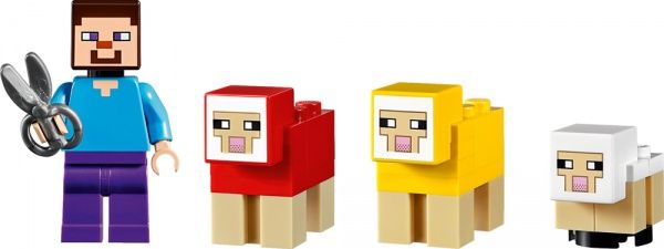 Конструктор LEGO Minecraft Ферма шерсти 21153