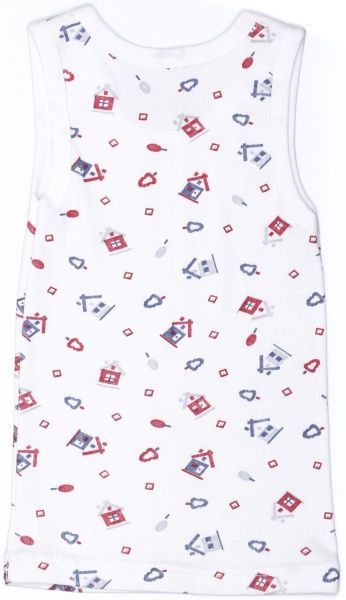 Комплект белья для мальчиков Фламинго Домик р.80 белый с принтом 188-1007-12 