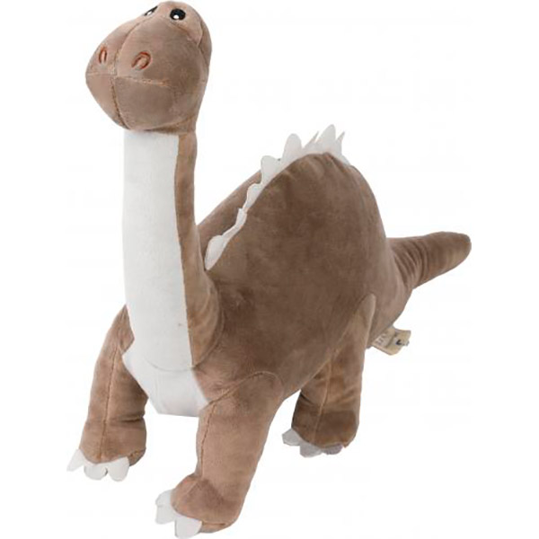 Мягкая игрушка Luna Kids Лонги Бронтозавр коричневый 42х32х15 см коричневый NR-1