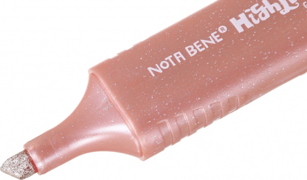 Маркер текстовий Nota Bene with glitter 521B-24 orange помаранчевий 