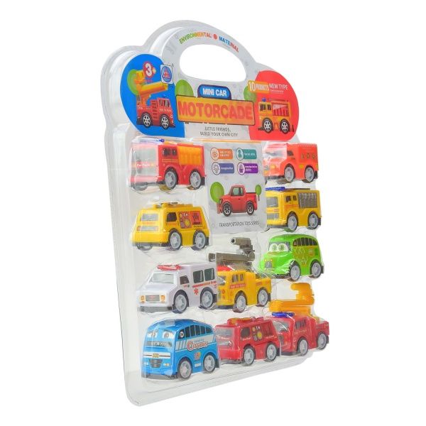 Игровой набор транспорта 10 шт. на планшете 5988
