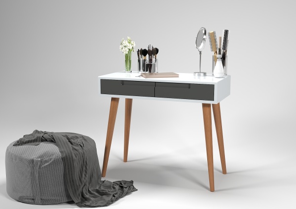 Столик туалетний Луч Марсель німфея альба/сірий/білий 