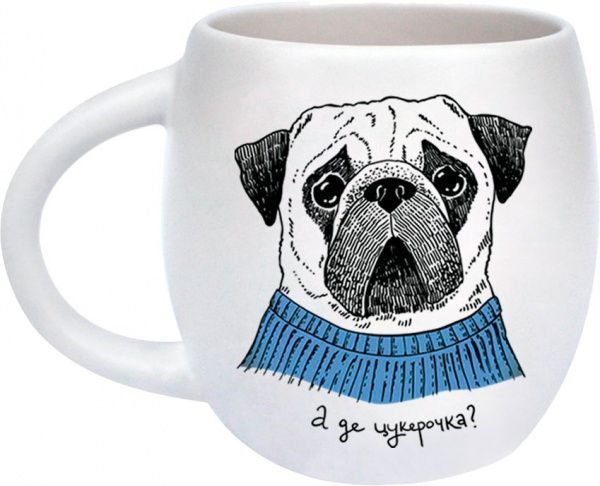 Чашка Мопс 450 мл Orner