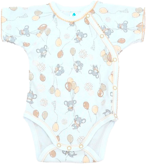 Боди для девочки Minikin р.56 белый с рисунком 22030356 