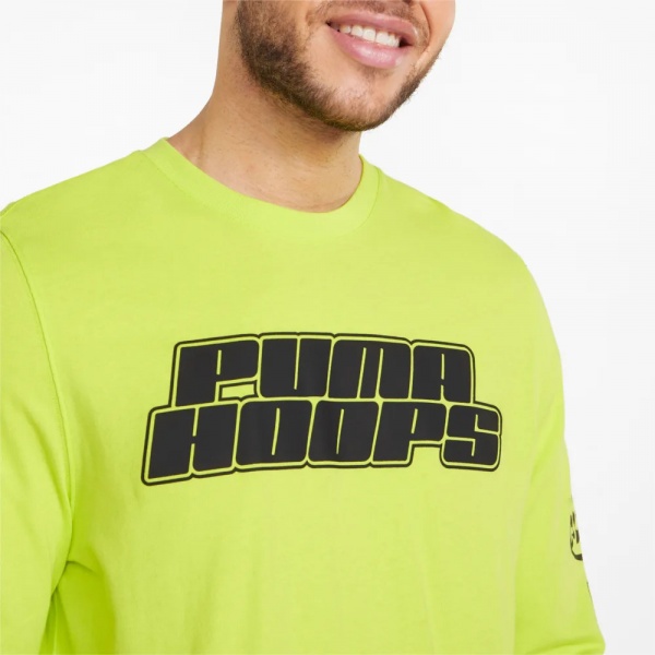 Футболка Puma QUALIFIER LS TEE 53210707 р.M салатовий