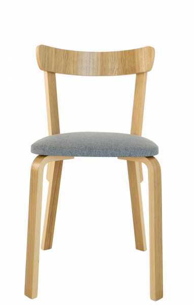 Стул обеденный Scandi Soft 800х480х440 мм серый / дуб
