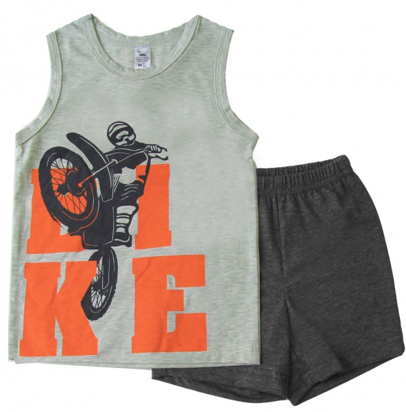 Піжама для хлопчиків Smil р.146 сіро-зелений 104718 