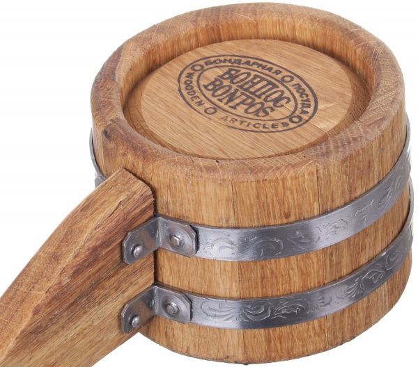 Черпак для бани Бонпос дубовий 0,5 л