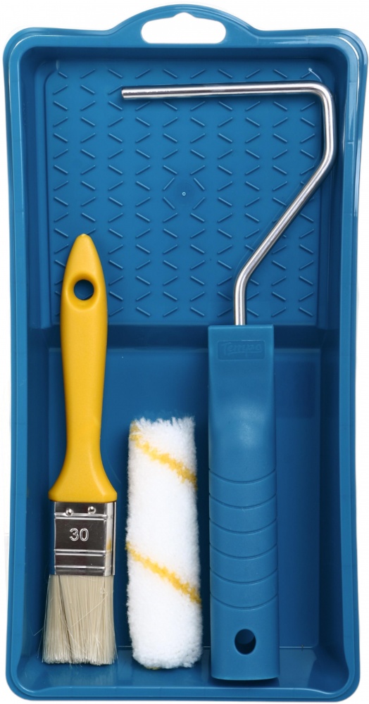Ванночка для краски с валиком Tempo 100 мм и кисточкой 30 мм №56 - 0180-560000