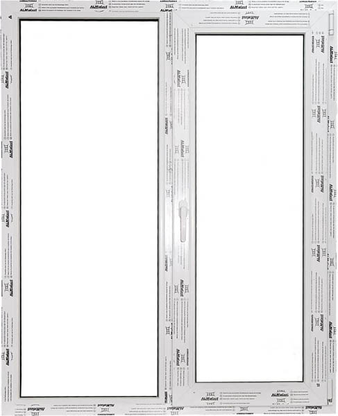 Окно поворотно-откидное ALMplast 60 1200x1400 мм правое двухкамерный стеклопакет 32мм