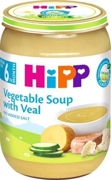 Суп Hipp Овощной с нежной телятиной 190 г 9062300132257 