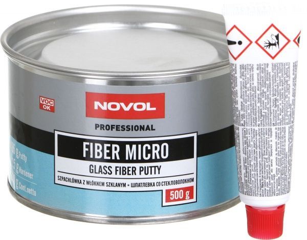Шпаклевка FIBER MICRO 0,50кг NOVOL 1231 0,5кг