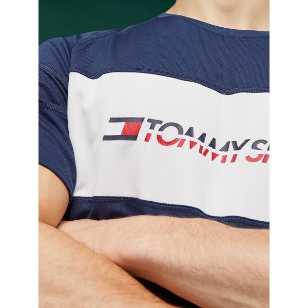 Футболка Tommy Hilfiger Sport PERFORMANCE MESH TEE S20S200199401 L темно-синій