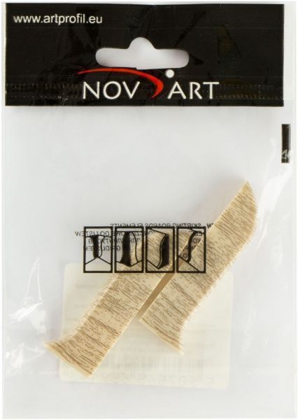 Комплект заглушок Novart дуб полярний 