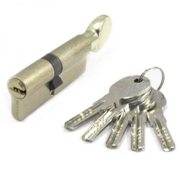 Циліндр Apecs Premier QM-90(50C/40)-C-G 40x50 ключ-вороток 90 мм золотий