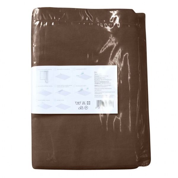 Штора Moda 200х285 см темно-коричневый Decora textile