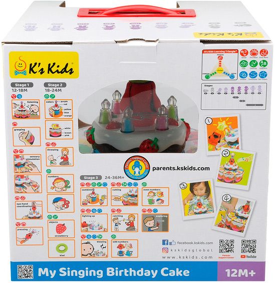 Игрушка интерактивная K`s Kids Именинный торт KA10543-GB