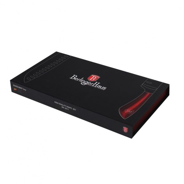 Набір ножів Metallic Line BURGUNDY Edition 4 предмети BH 2011 Berlinger