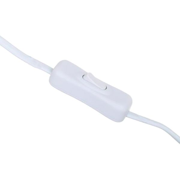 Настольная лампа Accento lighting 1x40 Вт E27 белая