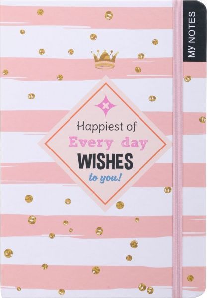 Книга для нотаток Wishes to you А5 80 аркушів